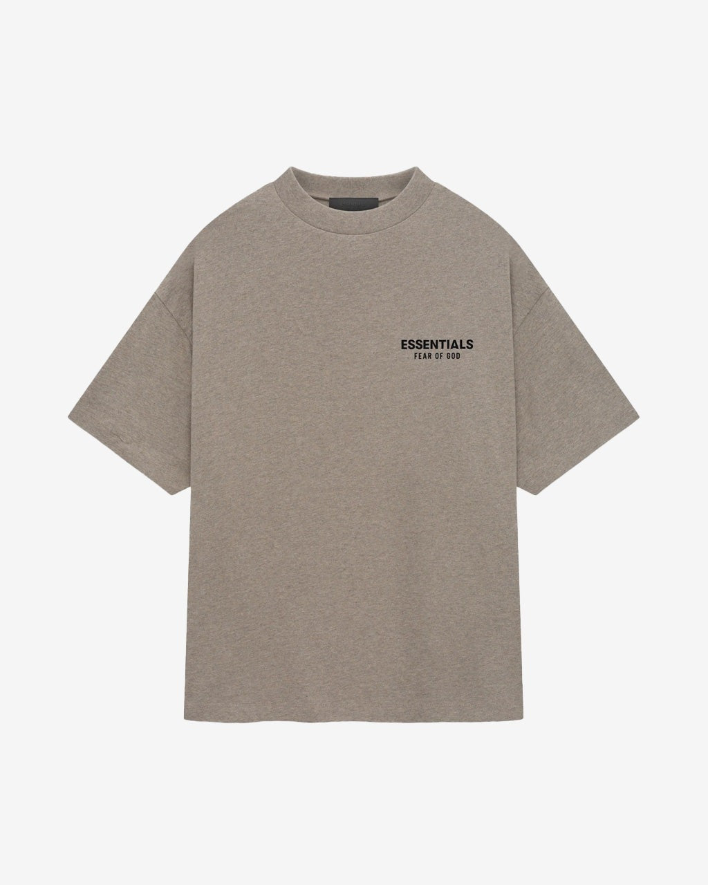 Jersey Crewneck Tee Heather Gray