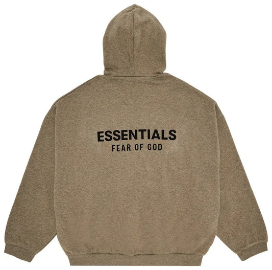 Fear of God Essentials Fleece Hoodie (FW24) Heather Gray