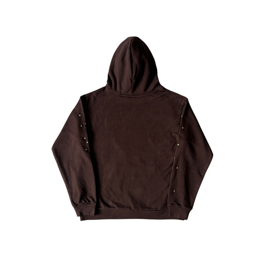 Sp5der Hoodie for Men Brown