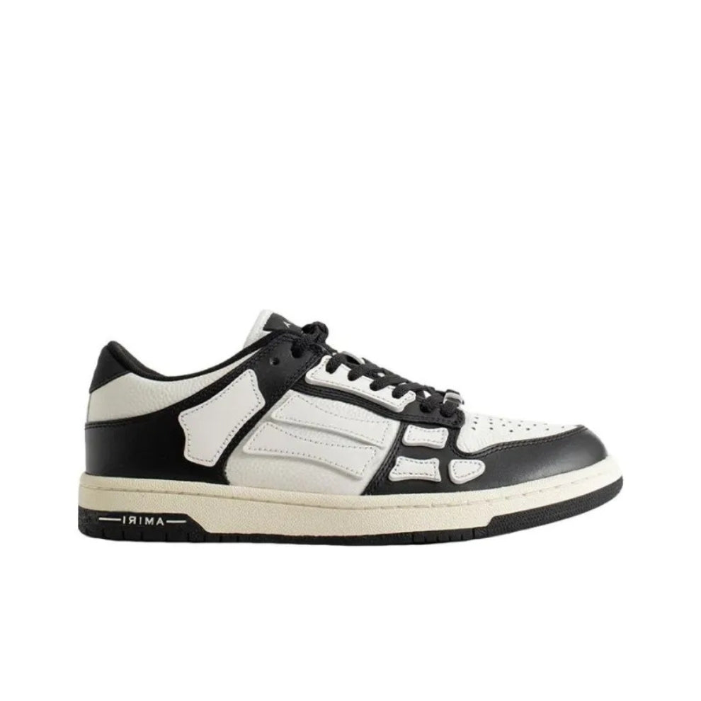 AMIRI Skel Top Low Black White