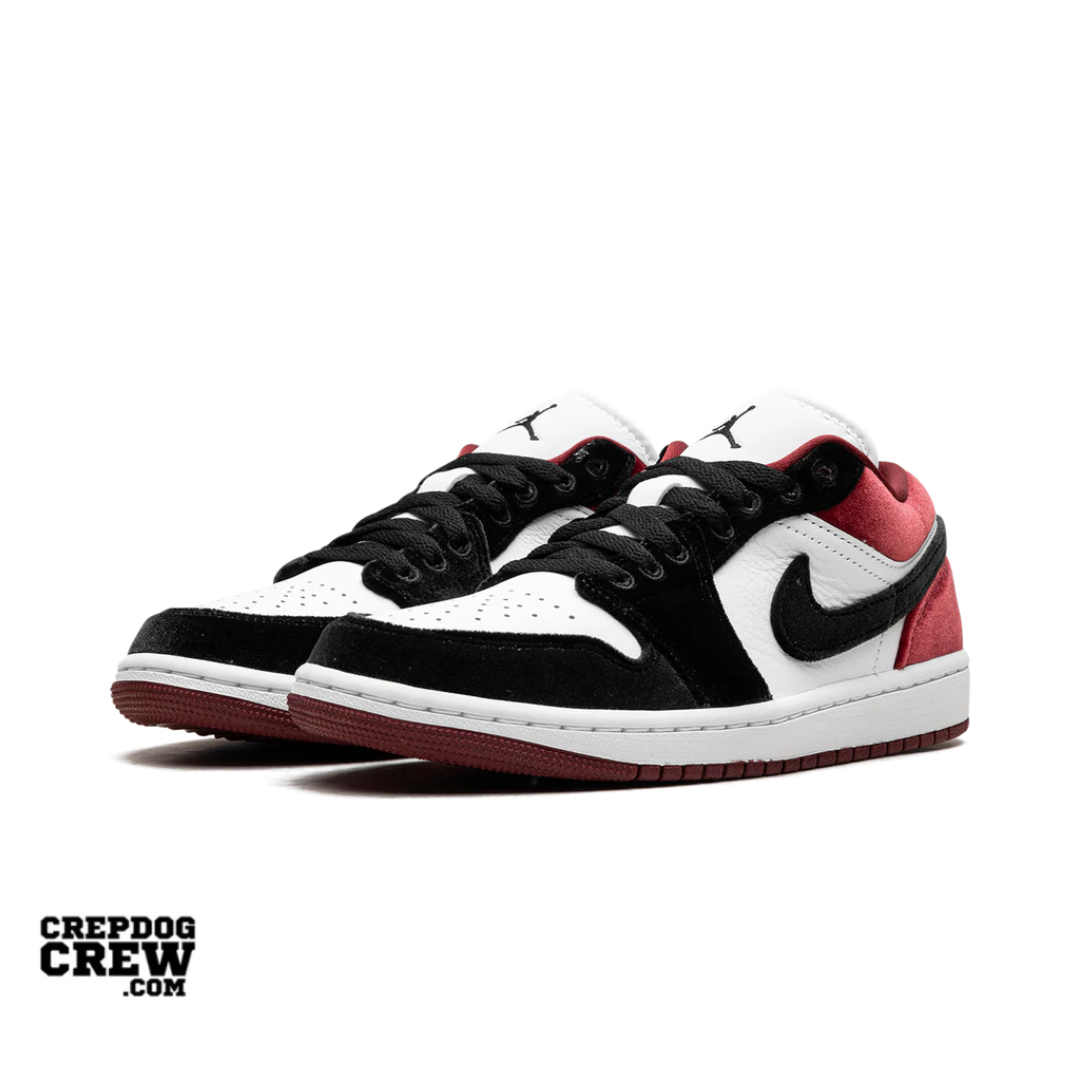 Jordan 1 Low SE Velvet Black Toe (W)