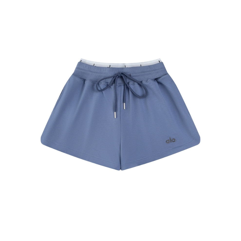 Alo High-Waist Performance Shorts – Blue