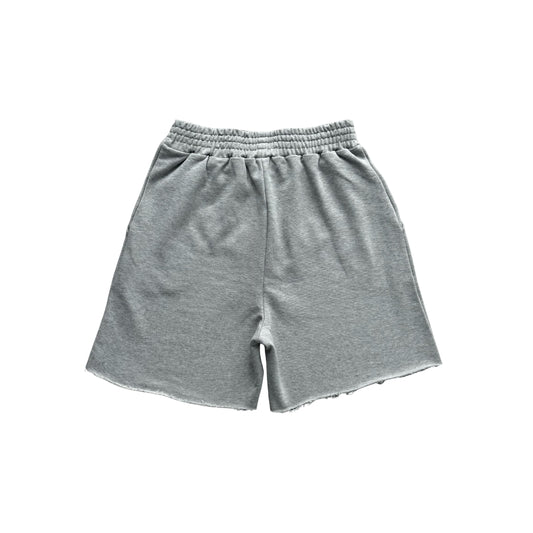 Sp5der OG Web Logo Sweat Short Heather Grey
