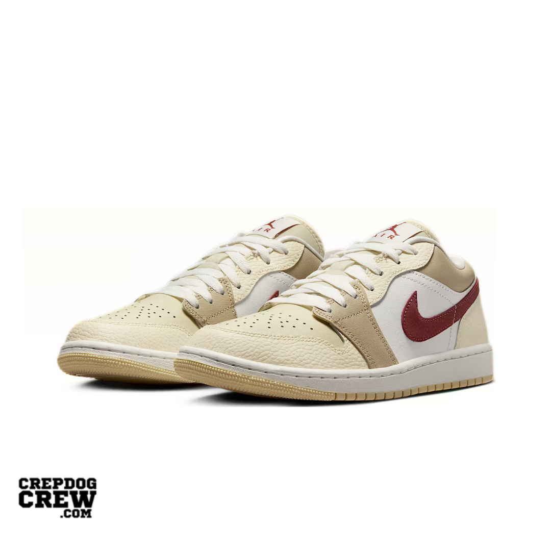 Jordan 1 Low SE Desert Khaki Red Sepia (W)