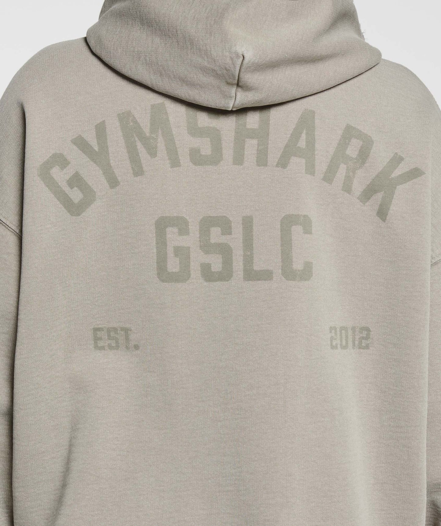 Women's Gymshark Gslc Graphic Oversized Hoodie Linen Brown — Gymshark | Authentic India
