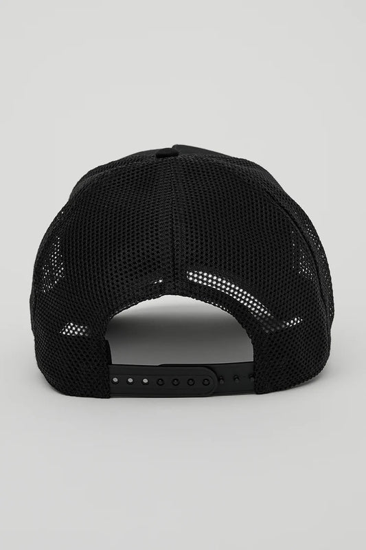 ALO District Trucker Hat-Black — ALO S | Authentic India