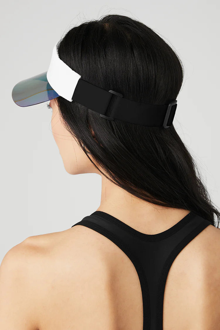 ALO Airlift Solar Visor White — ALO S | Authentic India
