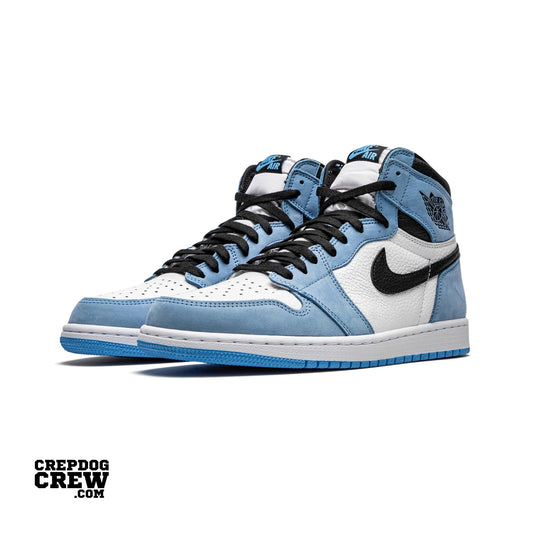 Jordan 1 Retro High White University Blue Black UNC