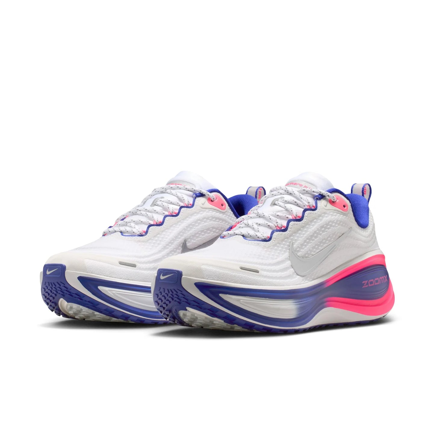 Nike Womens Vomero Plus SE - White/Metallic Silver/Concord/Hyper Pink - Neutral