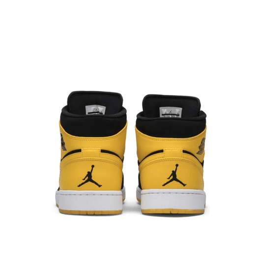 Nike Air Jordan 1 Mid SE Black White Varsity Maize