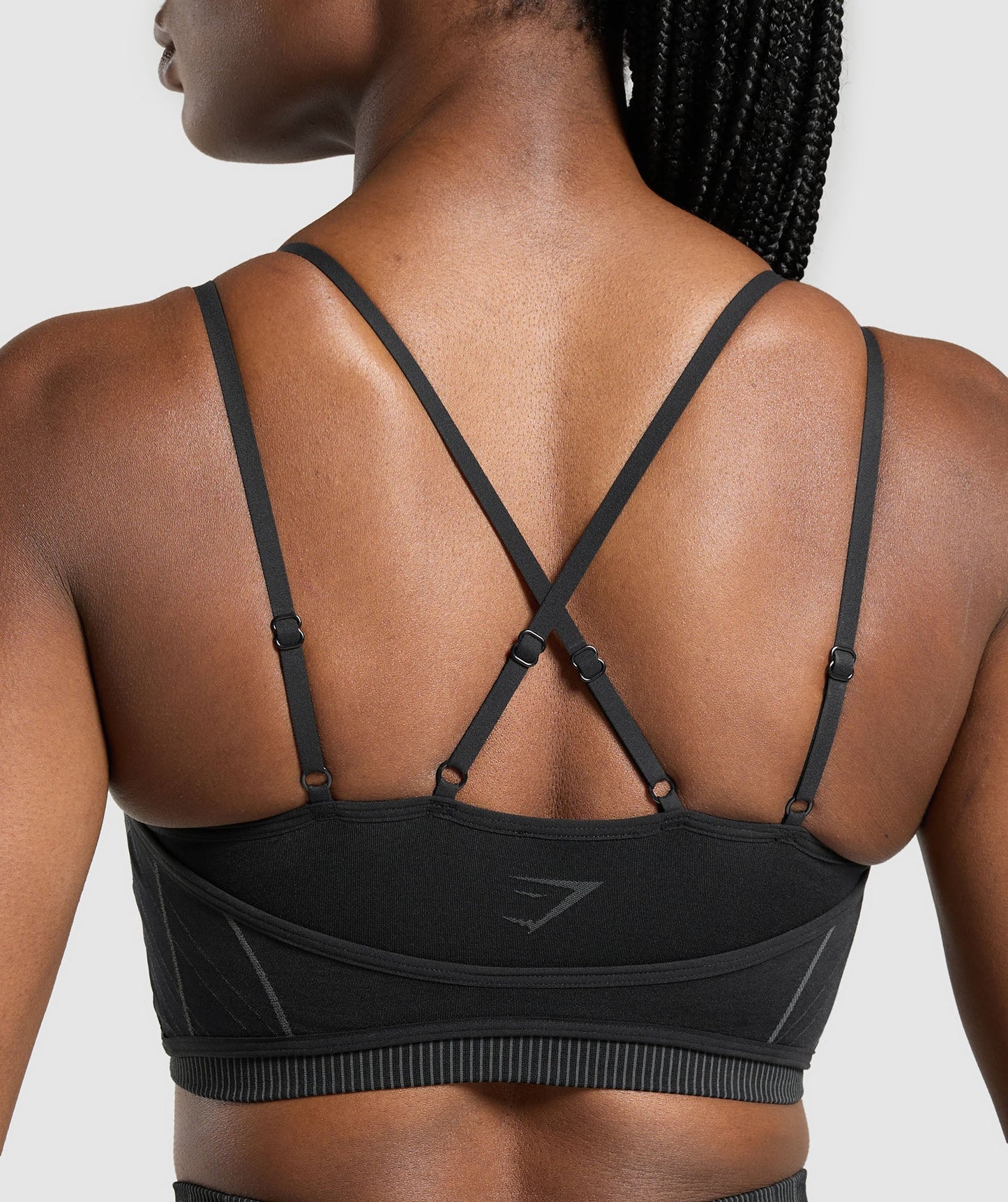 Women's Gymshark Apex Seamless Strappy Sports Bra Black — Gymshark | Authentic India