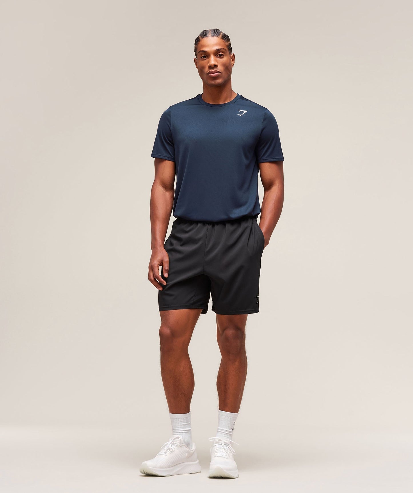 Gymshark Arrival T-Shirt Navy — Gymshark | Authentic India