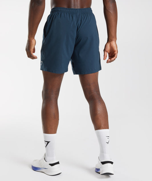 Gymshark Arrival 7" Shorts Navy — Gymshark | Authentic India