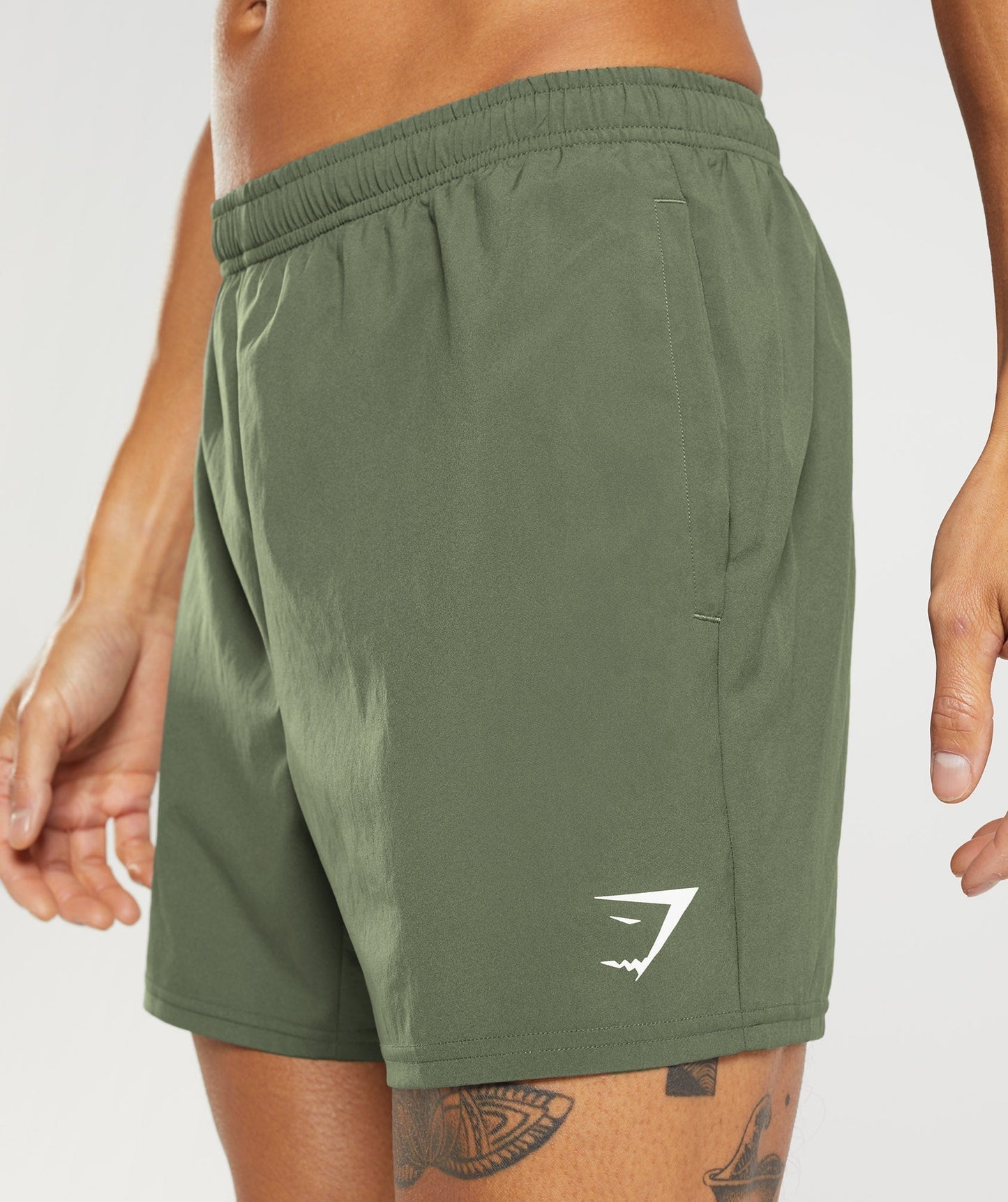 Gymshark Arrival 5" Shorts Core Olive — Gymshark | Authentic India