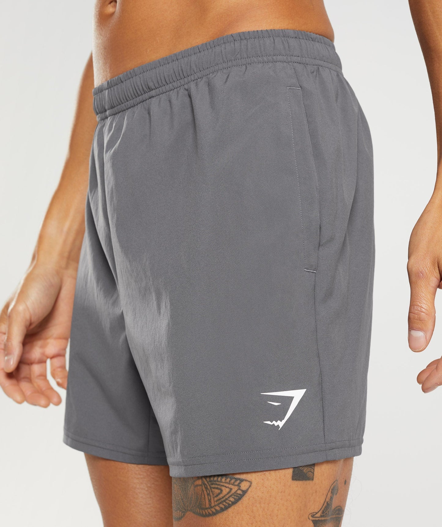 Gymshark Arrival 5" Shorts Silhouette Grey — Gymshark | Authentic India