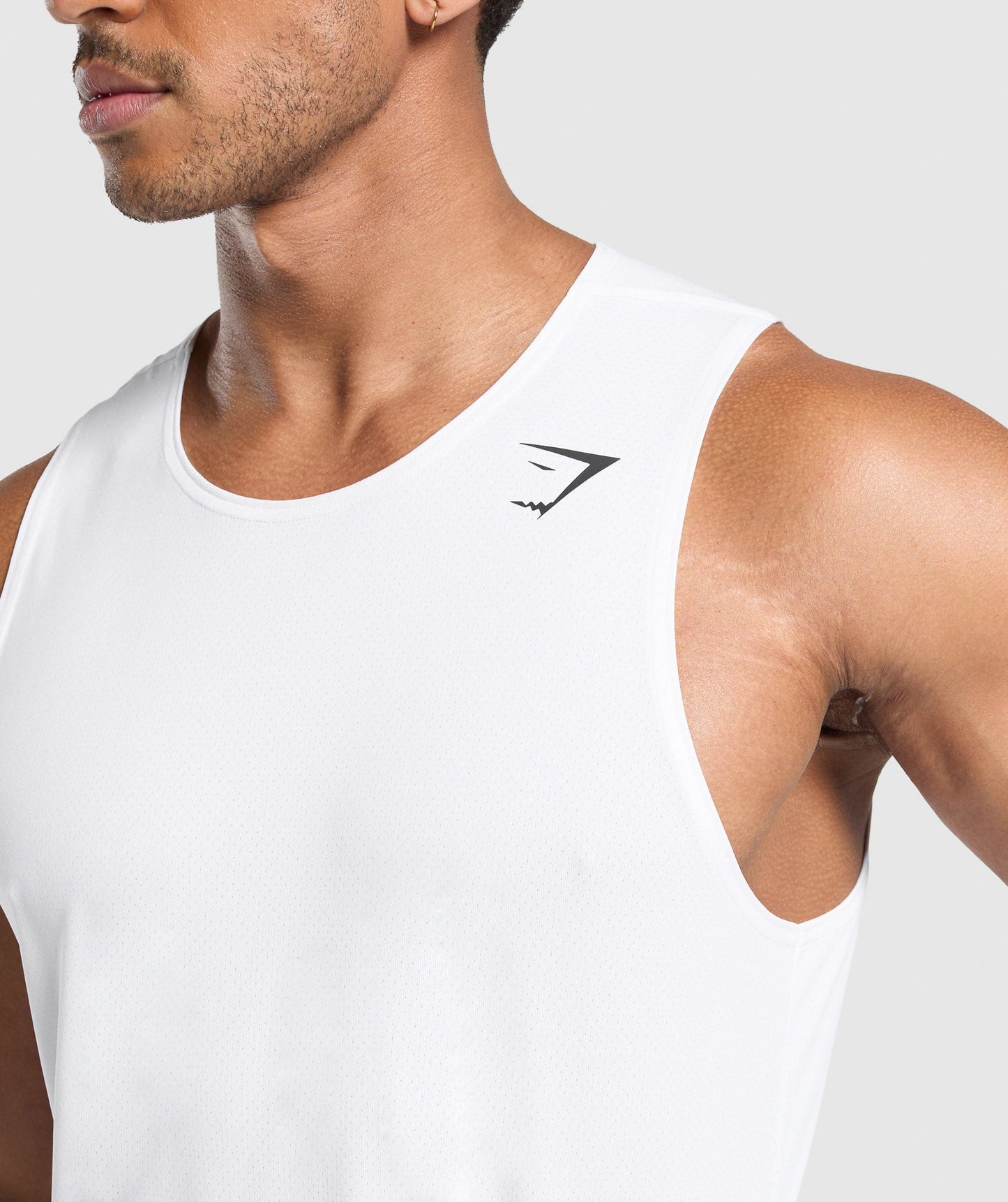 Gymshark Arrival Tank White — Gymshark | Authentic India