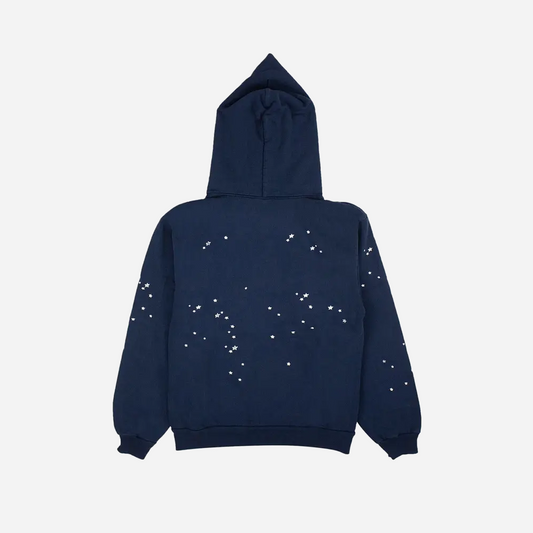 Sp5der Atlanta Hoodie Navy