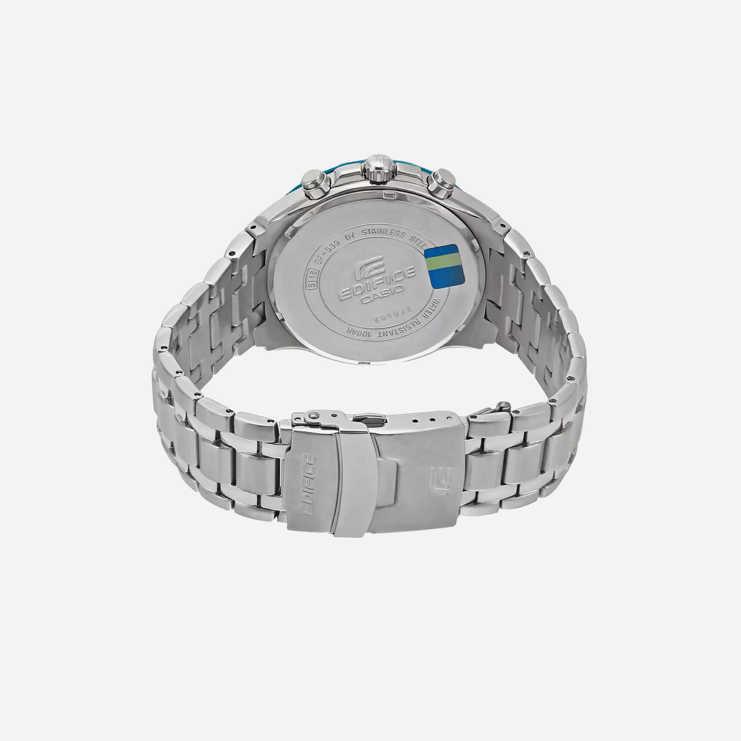 CASIO EDIFICE Standard Chronograph EF-539D-1A2VUDF Silver Black/Teal
