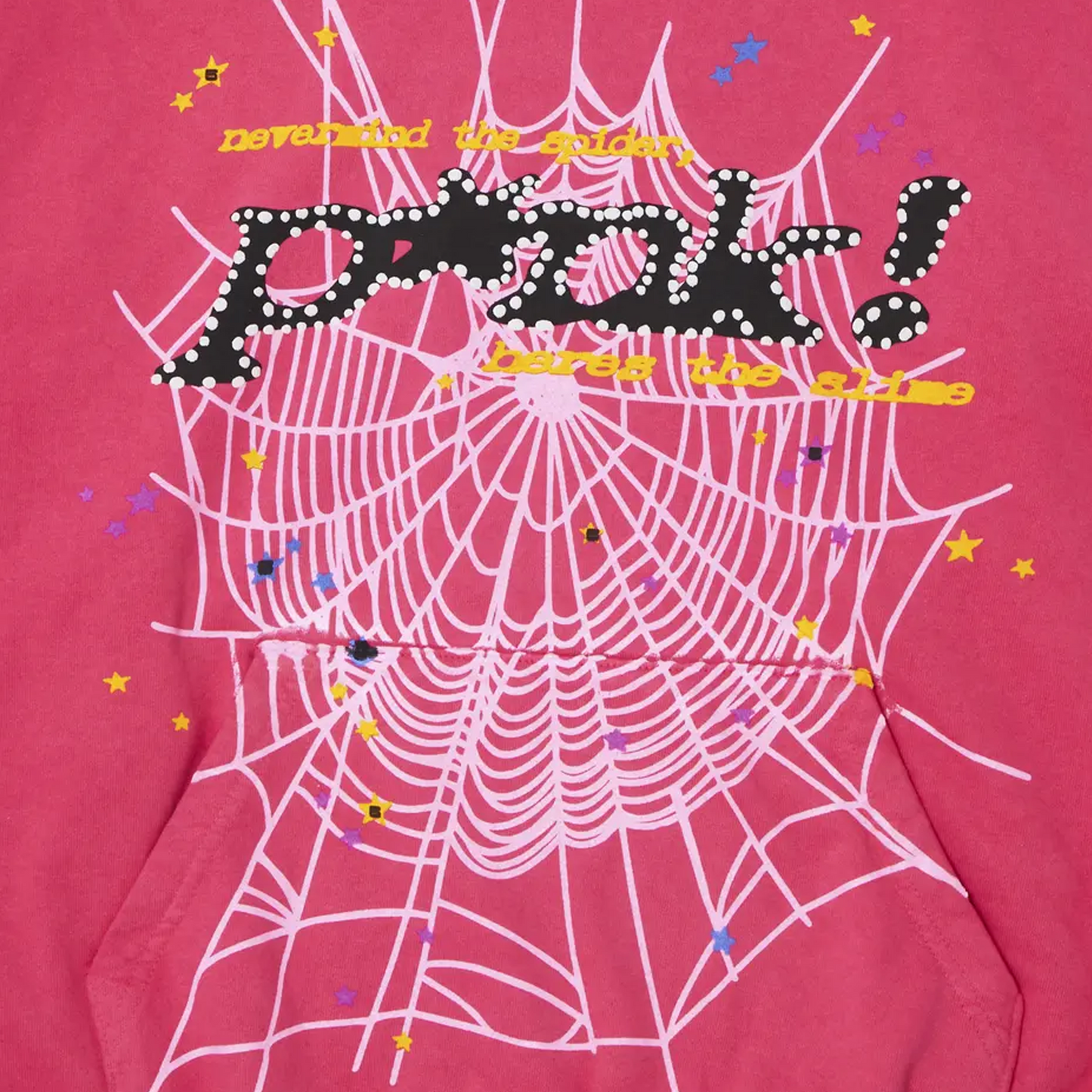 Sp5der P*NK Hoodie Pink