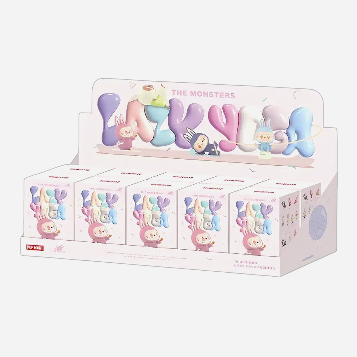 Pop Mart Labubu The Monsters Lazy Yoga Series Figures Sealed Case (Blind Box)