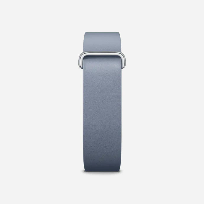 Google Fitbit Air Elevated Modern Band Strap " Moonstone / Polished Silver Stainless Steel Clasp"