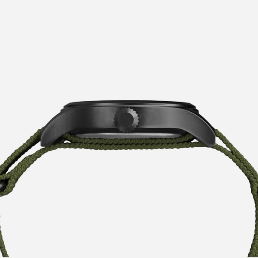 Timex Expedition Scout Cream dial Green Fabric Strap Watch