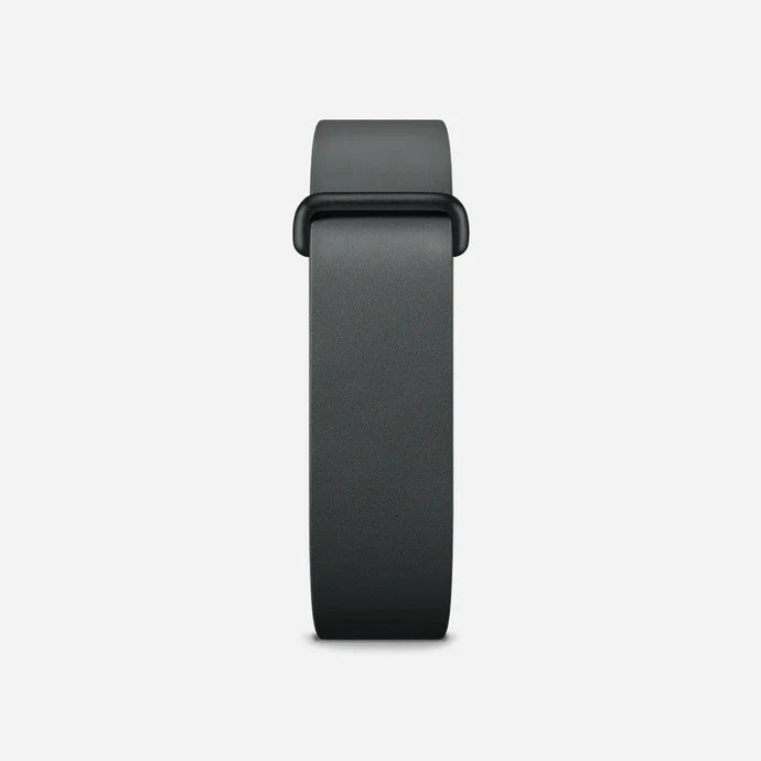 Google Fitbit Air Elevated Modern Band Strap " Obsidian / Matte Black Stainless Steel Clasp"