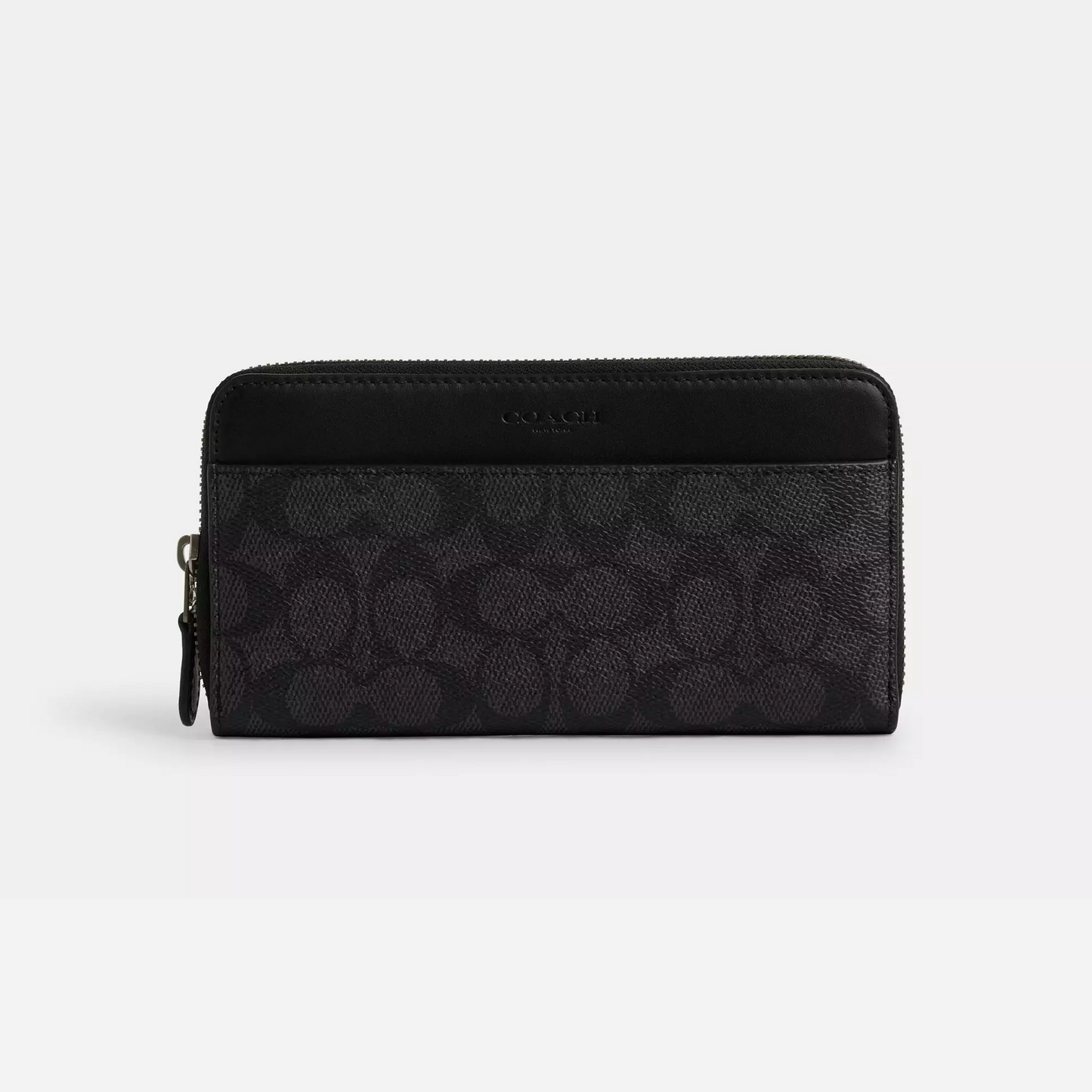 Coach Accordion Wallet In Signature Canvas