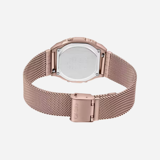 Casio Vintage A1000MCG-9EF Quartz Rose Gold Dial Digital Stainless Steel Watch