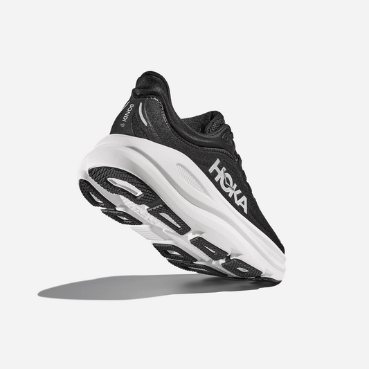 Hoka Bondi 9 Black White Regular WMNS