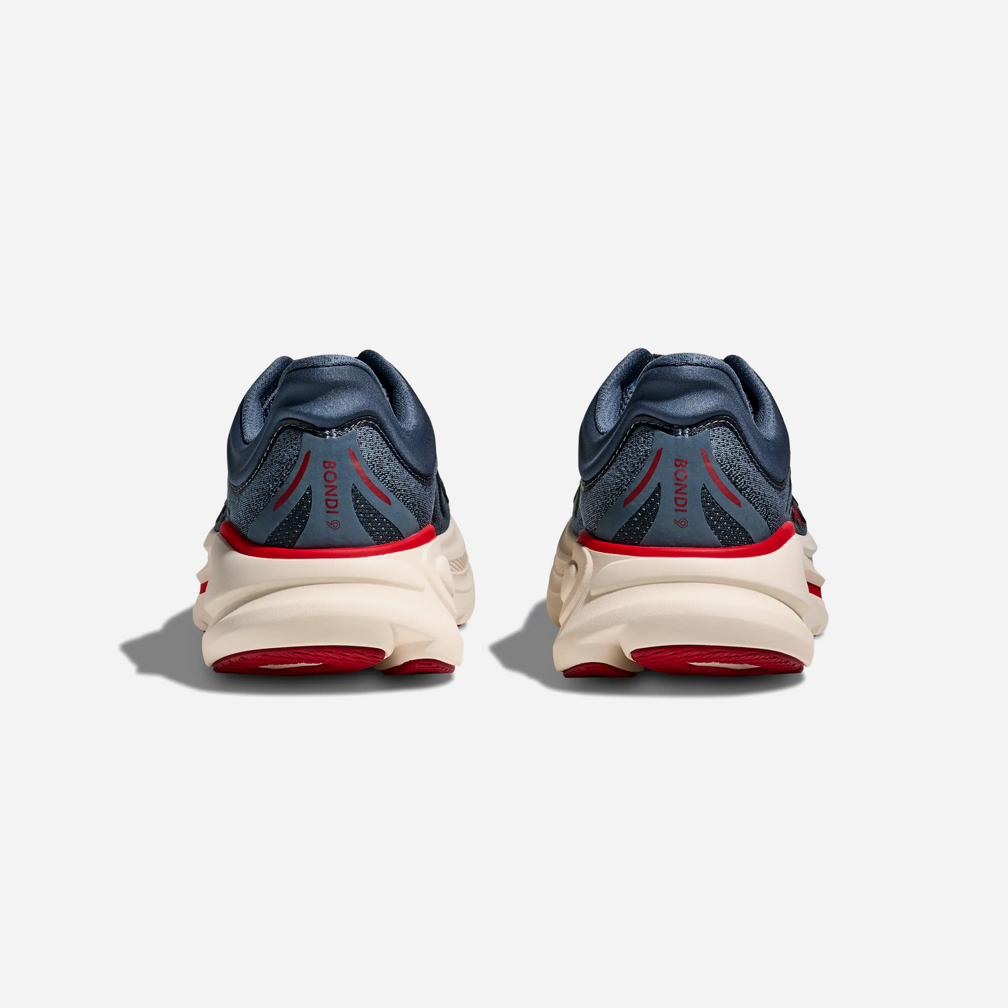 Hoka Bondi 9 Thunder Cloud Vermillion Regular