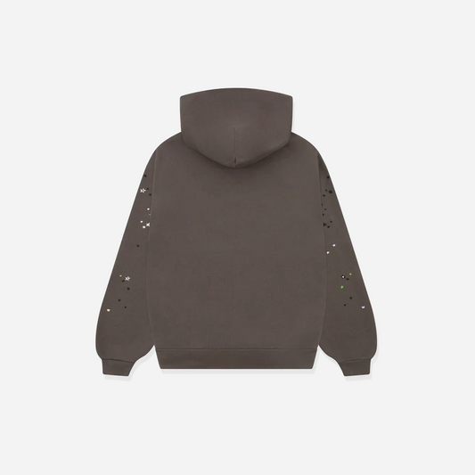 Sp5der Punk V2 Hoodie Slate Grey