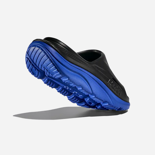 Hoka Ora Recovery Slide 3 Black Ultramarine