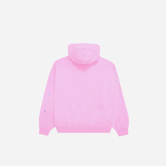 Sp5der OG Web Hoodie Pink