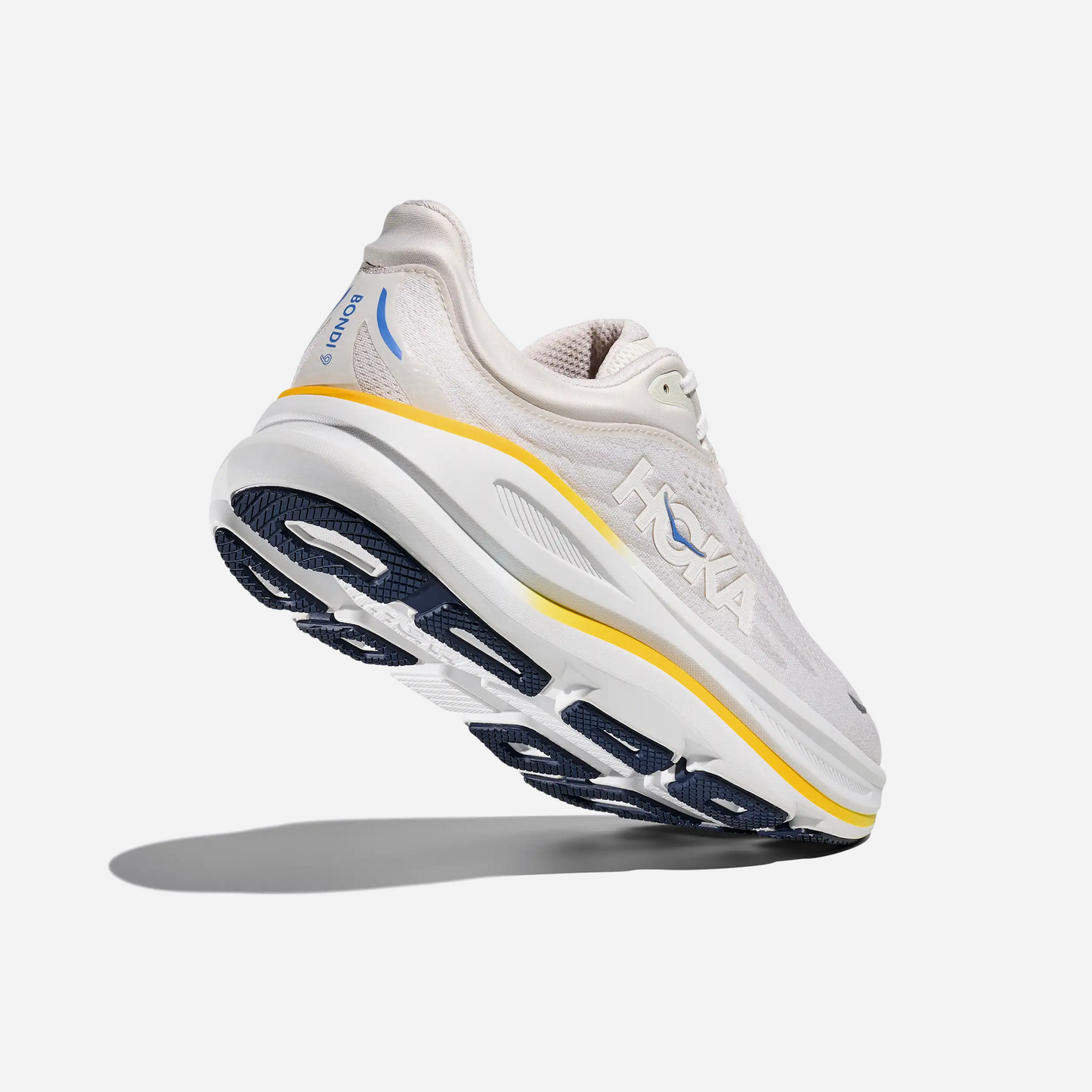 Hoka Bondi 9 White Grout