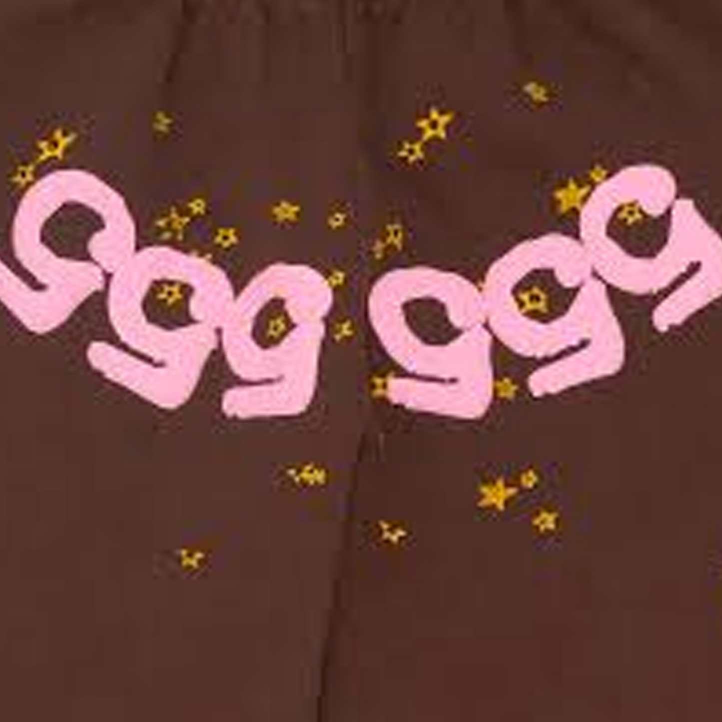 Sp5der Angel Number Sweatpants Brown