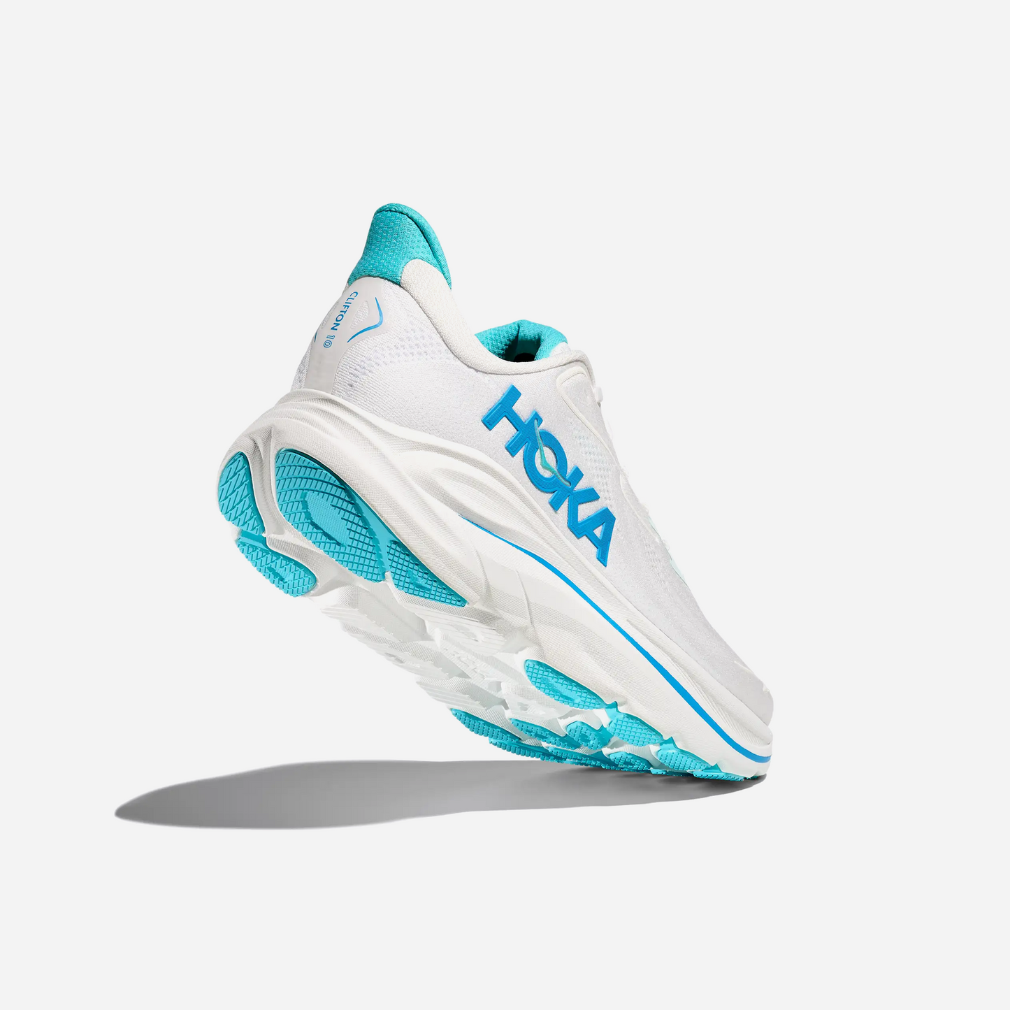 Hoka Clifton 10 White Skyward Blue