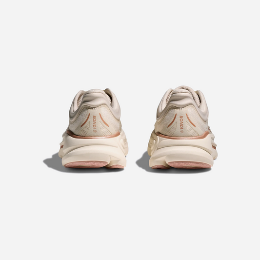 Hoka Bondi 9 Oat Milk Rose Gold WMNS