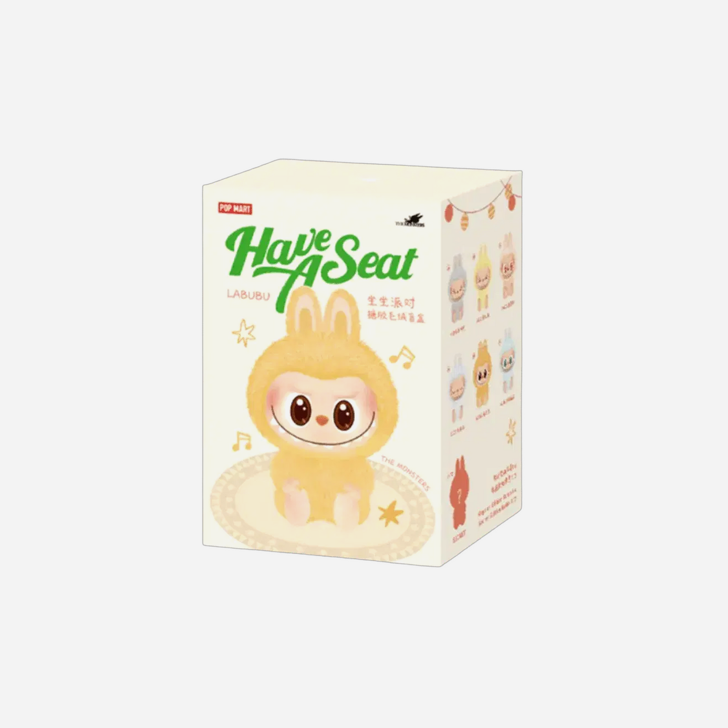 Pop Mart Labubu The Monsters Have a Seat Vinyl Plush Sealed Case (Blind Box)