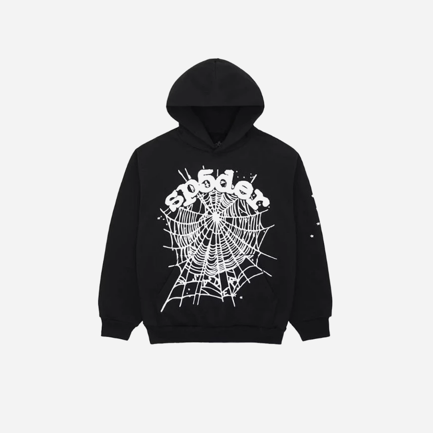 Sp5der OG Web Hoodie Black