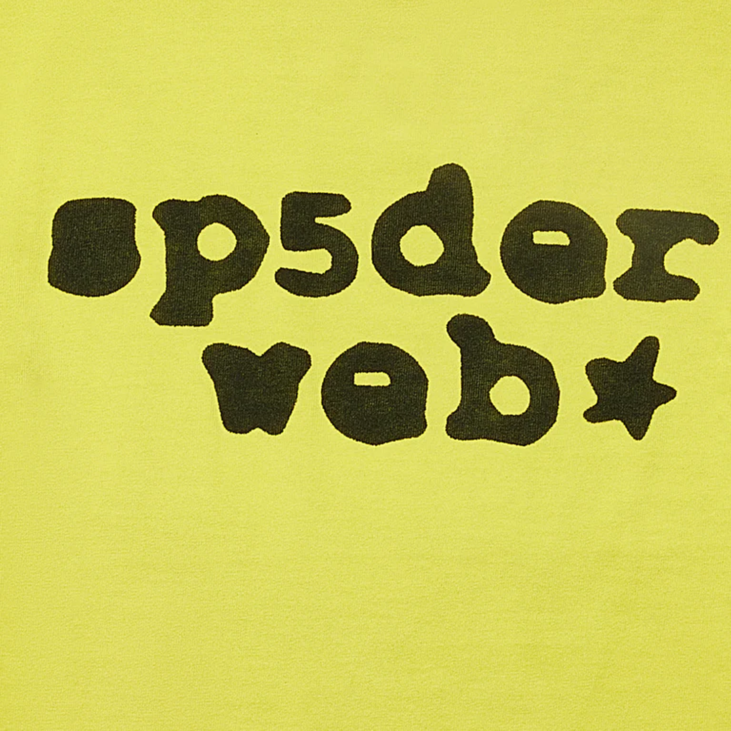 SP5DER Worldwide Web Yellow Tee