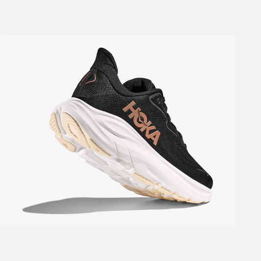 Hoka Clifton 10 Black Rose Gold Regular WMNS