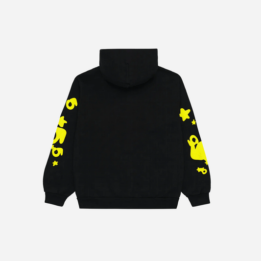 Sp5der Beluga Hoodie Onyx/Yellow