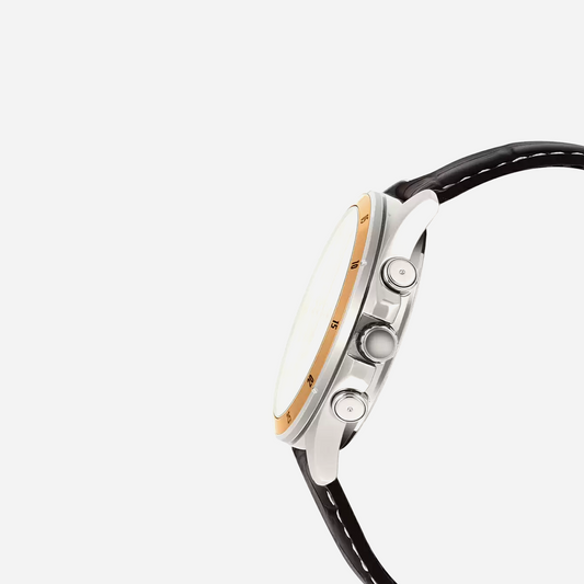 CASIO ENTICER MEN MTP-1374L-7AVDF White/Gold