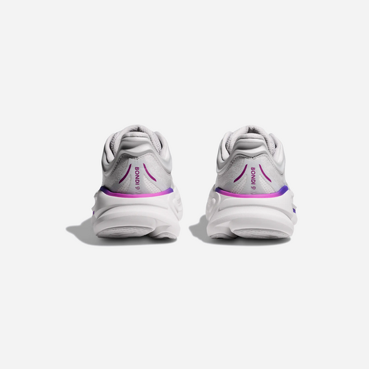 Hoka Bondi 9 Cosmic Grey White WMNS