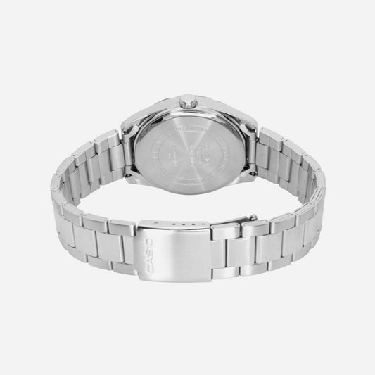 Casio Enticer Analog Green Dial Quartz MTP-1302DA-3AV Stainless Steel Watch