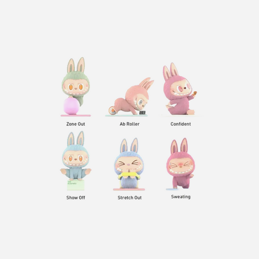 Pop Mart Labubu The Monsters Lazy Yoga Series Figures Sealed Case (Blind Box)
