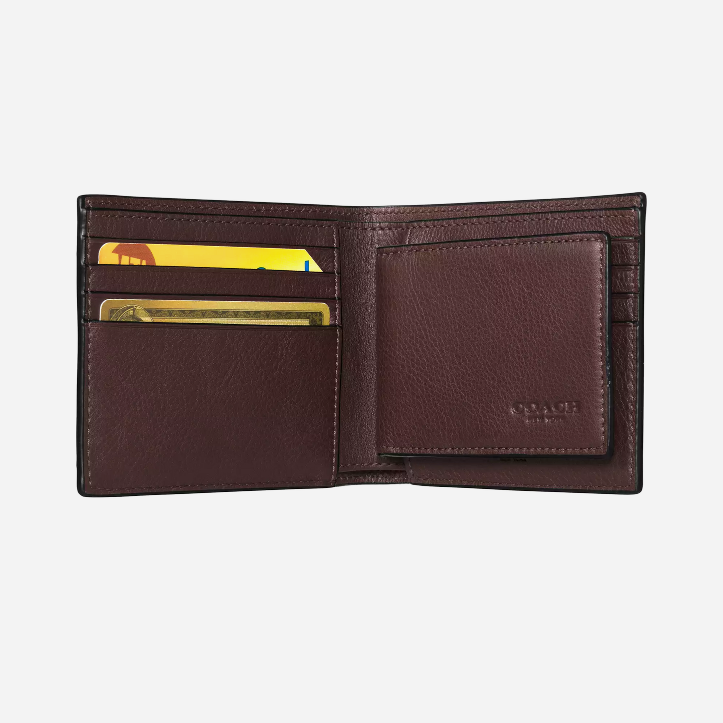 Coach 3 In 1 Wallet smooth leather/Mahogany Brown