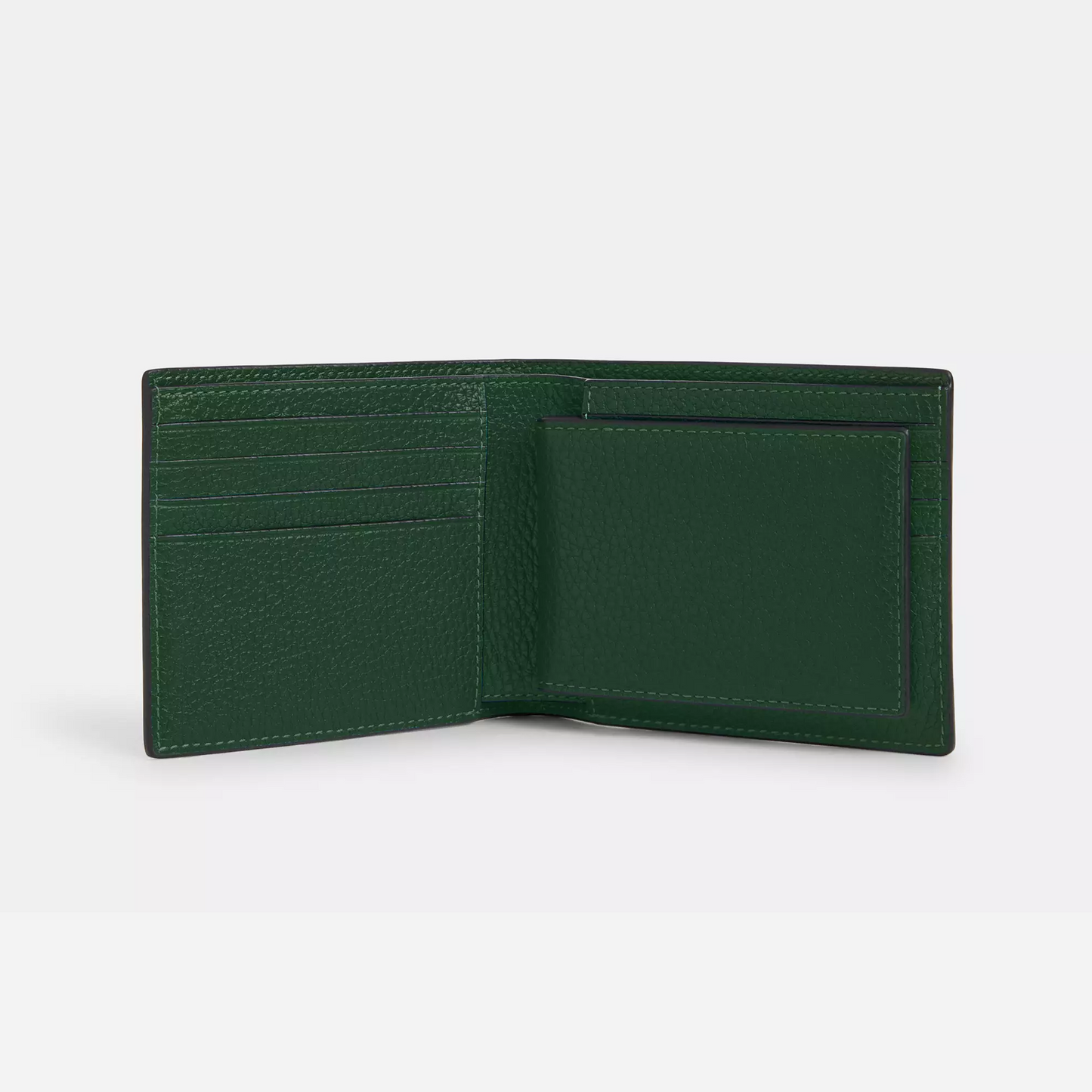 Coach 3 In 1 Wallet pebbled leather/Hunter Green