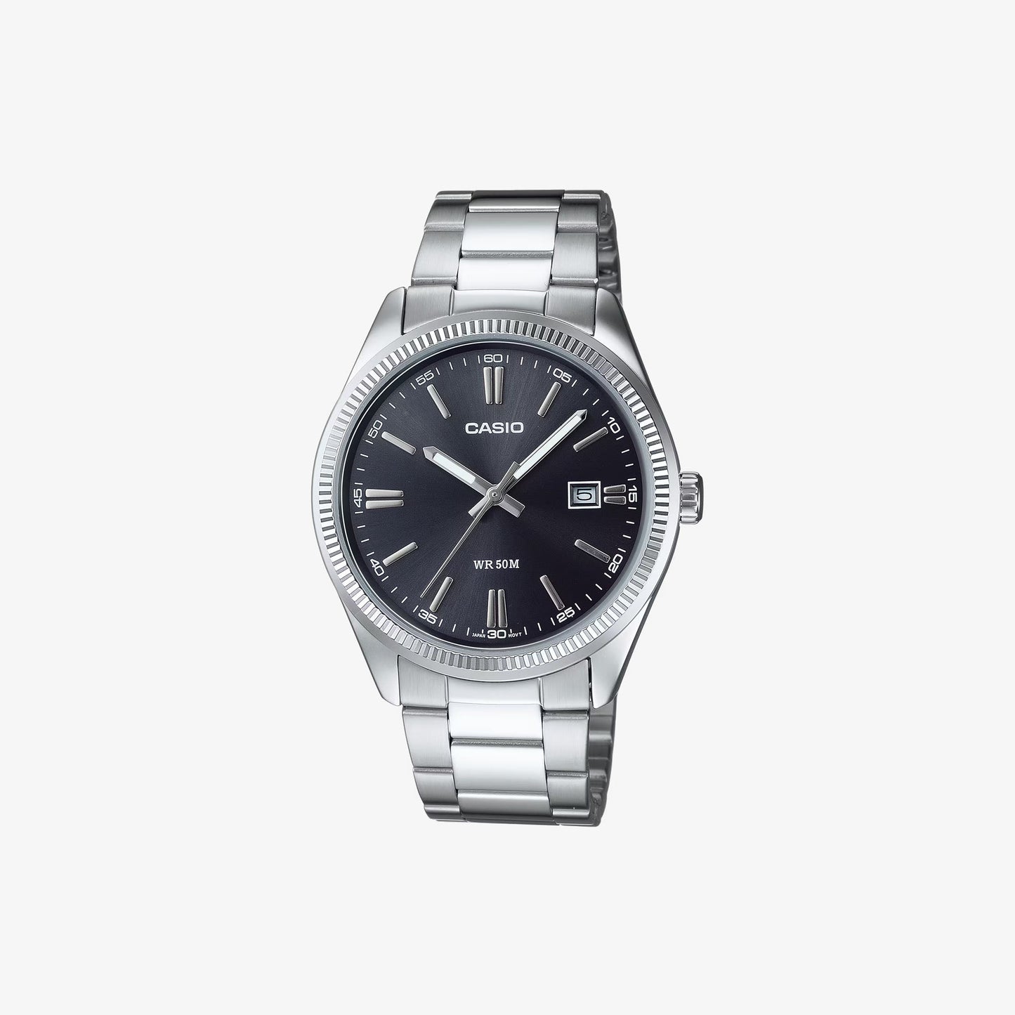 Casio Analog Black Enticer MTP 1302PD 1A1VEF